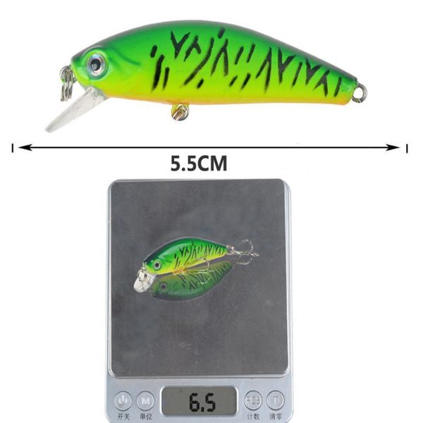 1pc 5.5cm 6.5g minnow fishing lure laser body 3d eyes sinking wobbler hard crankbait jerkbait bass pike carp fishi jllxqa
1pc 5.5cm 6.5g minnow fishing lure laser body 3d eyes sinking wobbler hard crankbait jerkbait bass pike carp fishi jllxqa