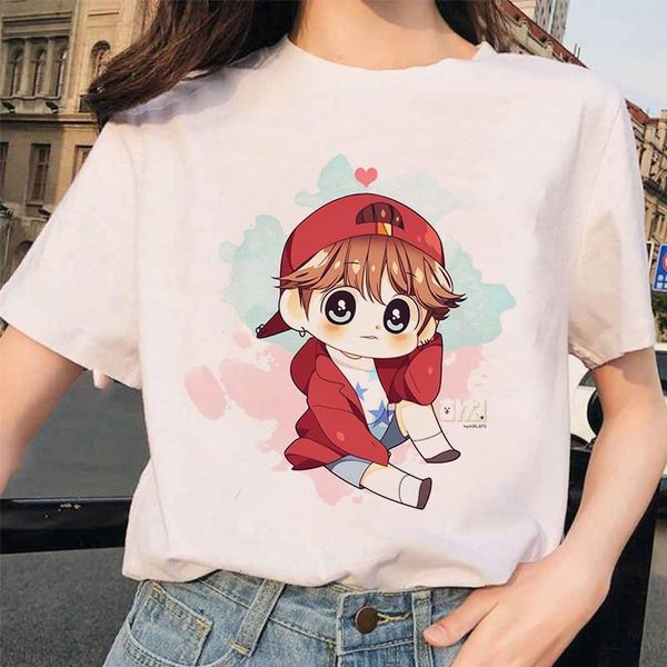 bangtan boys print t-shirt jin suga j hope jimin v jungkook tshirt cartoon girl t-shirt korean style tshirt female, White
bangtan boys print t-shirt jin suga j hope jimin v jungkook tshirt cartoon girl t-shirt korean style tshirt female, White