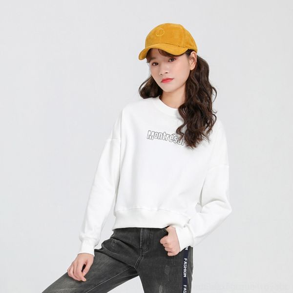 94cam 2020 spring and sweater autumn new sleeve ordinary student ins korean style fashionable round neck long sweater women's short loo, Black
94cam 2020 spring and sweater autumn new sleeve ordinary student ins korean style fashionable round neck long sweater women's short loo, Black