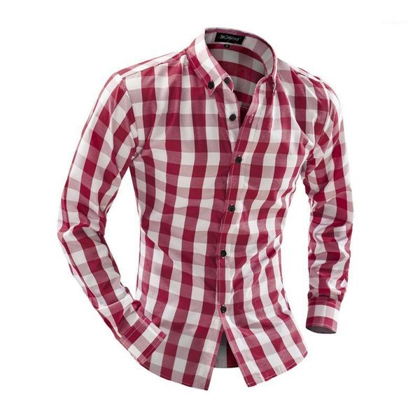 2016 new men's plaid shirts long sleeve casual men shirts slim fit camisa masculina for men1, White;black
2016 new men's plaid shirts long sleeve casual men shirts slim fit camisa masculina for men1, White;black