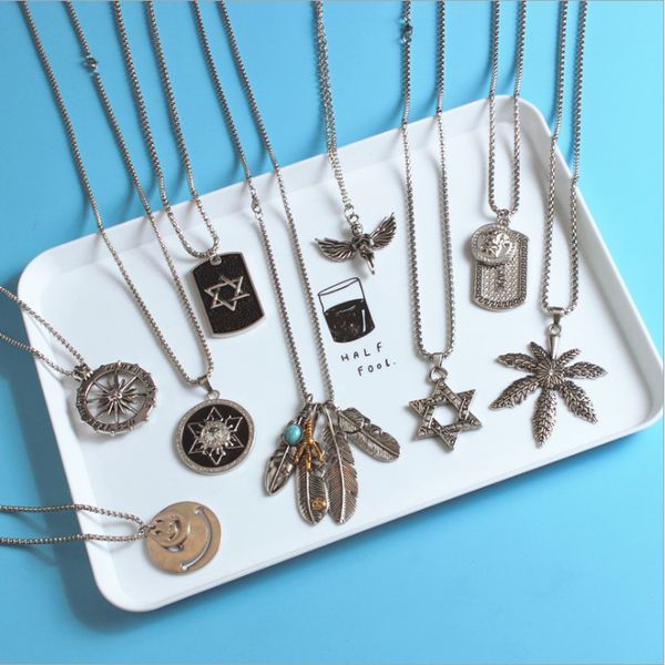 amazon 15 design punk fastion long hip hop ins chain link big trendy vintage sweater necklace set collier bulk for teen woman man, Silver
amazon 15 design punk fastion long hip hop ins chain link big trendy vintage sweater necklace set collier bulk for teen woman man, Silver