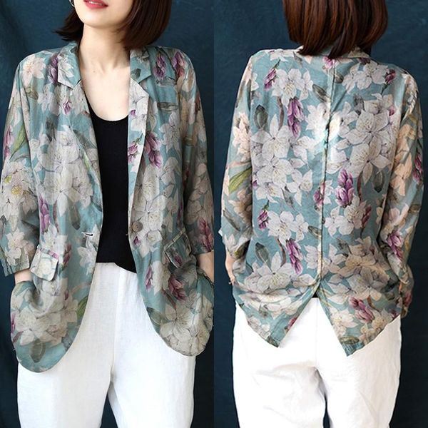 2020 zanzea stylish blazers women's printed jackets casual long sleeve coats female single button outwear female floral tunic, White;black
2020 zanzea stylish blazers women's printed jackets casual long sleeve coats female single button outwear female floral tunic, White;black