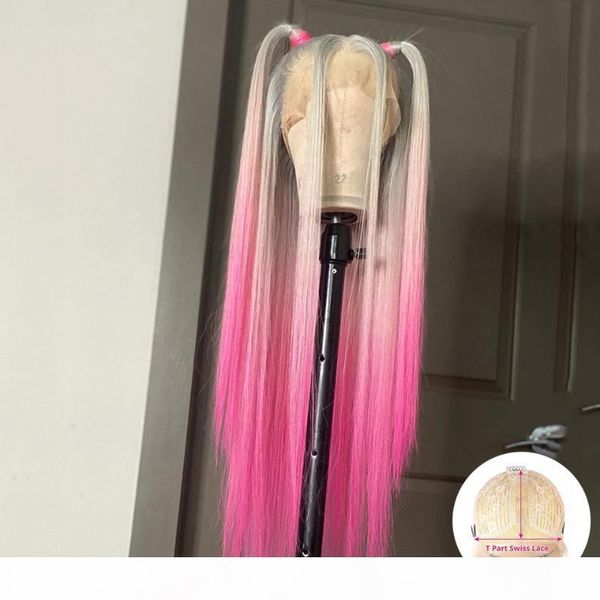 13*1 t lace human hair wigs 613 pink ombre blonde bleached knots transparent lace middle part brazilian remy straight hair, Black;brown
13*1 t lace human hair wigs 613 pink ombre blonde bleached knots transparent lace middle part brazilian remy straight hair, Black;brown