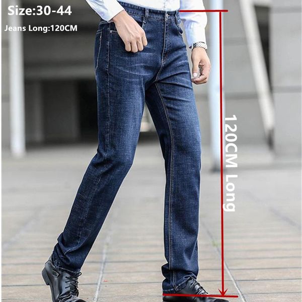 men's jeans autumn men thick tall man extra long 120cm denim blue stretch straight high waisted pants oversized plus 40 42 44 trouers
men's jeans autumn men thick tall man extra long 120cm denim blue stretch straight high waisted pants oversized plus 40 42 44 trouers