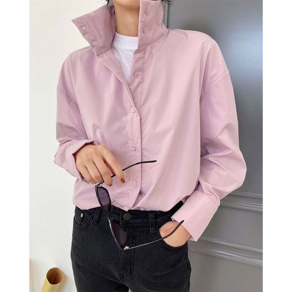 new blogger's style in spring: fashionable straightforward dign, cotton et shirt, casual, loose and slim top, White
new blogger's style in spring: fashionable straightforward dign, cotton et shirt, casual, loose and slim top, White