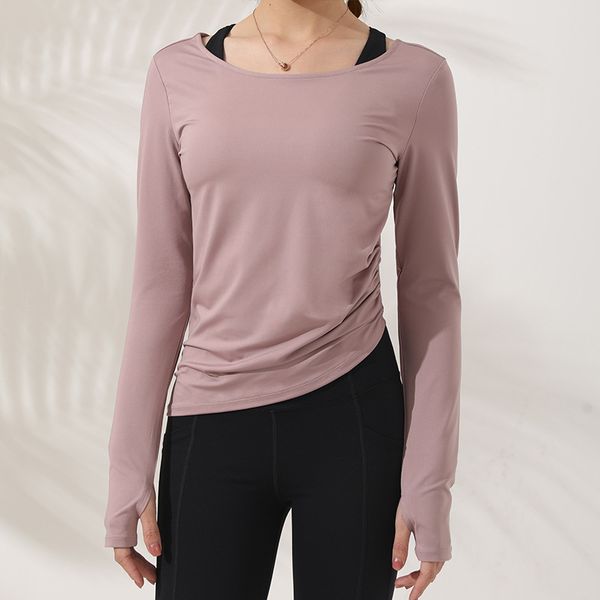 women fitness yoga exercise long-sleeved beauty back breathable t-shirt elastic quick dry black pink green white
women fitness yoga exercise long-sleeved beauty back breathable t-shirt elastic quick dry black pink green white