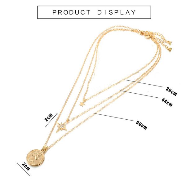 кулон колье цепи neckalce монета хед для ожерелья мультитехнологической моды женщины индивидуальность beauty star jewelry аксессуары wmtxlk, Golden;silver
кулон колье цепи neckalce монета хед для ожерелья мультитехнологической моды женщины индивидуальность beauty star jewelry аксессуары wmtxlk, Golden;silver