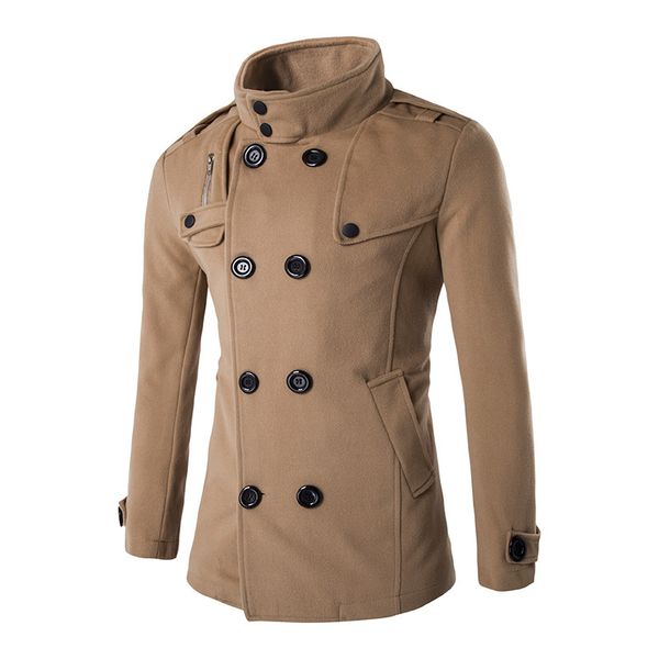 wholesale- new winter wool coat slim fit jackets fashion outerwear warm man casual jacket overcoat coat plus size m-xxl, Black;brown
wholesale- new winter wool coat slim fit jackets fashion outerwear warm man casual jacket overcoat coat plus size m-xxl, Black;brown