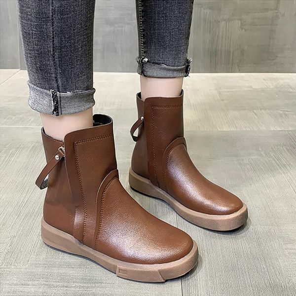 boots female shoes round toe flat heel boots-women winter footwear ladies mid calf rock large size 2020 lolita low, Black
boots female shoes round toe flat heel boots-women winter footwear ladies mid calf rock large size 2020 lolita low, Black