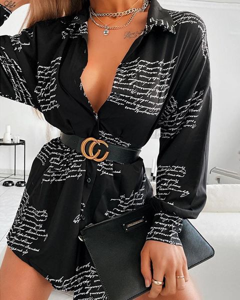 letter print shirt mini dress workwear women long sleeve turn down collar casual dress drop shipping, Black;gray
letter print shirt mini dress workwear women long sleeve turn down collar casual dress drop shipping, Black;gray