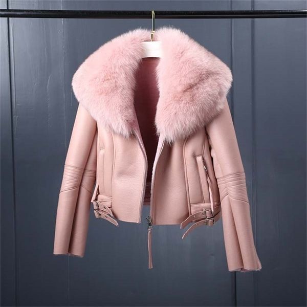 women's short lamb fox collar sheep shearing parka real fur coat winter warm jacket 201212, Black
women's short lamb fox collar sheep shearing parka real fur coat winter warm jacket 201212, Black