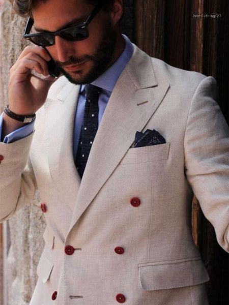 men's suits & blazers anniebritney double breasted ivory 2 piece slim men formal suit 2021 groom wedding tuxedo custom prom business su, White;black
men's suits & blazers anniebritney double breasted ivory 2 piece slim men formal suit 2021 groom wedding tuxedo custom prom business su, White;black