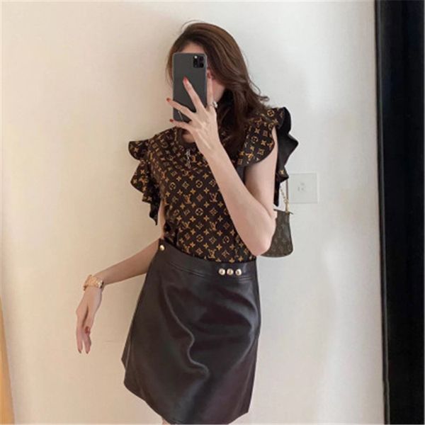 2020 new fashion real genuine sheep leather skirt g40, Black