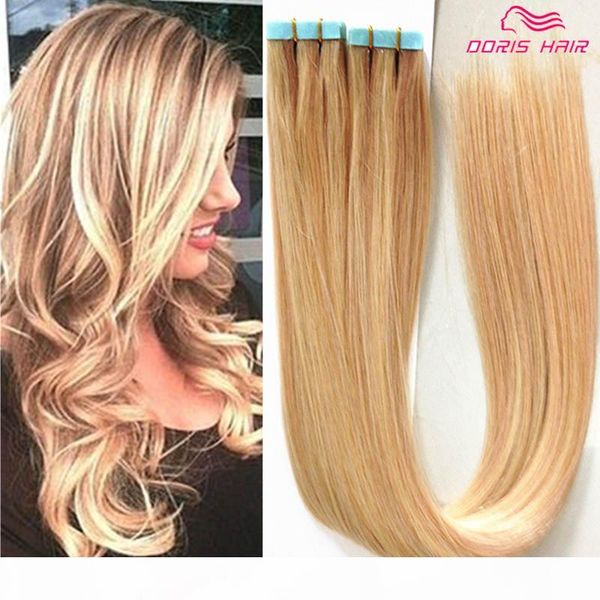 pu skin weft 100g tape hair extensions 40pcs full head #27 613 grade 8a indian tape in on remy hair extensions dhl, Black
pu skin weft 100g tape hair extensions 40pcs full head #27 613 grade 8a indian tape in on remy hair extensions dhl, Black