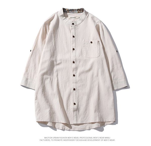 2021 the new will see men's short sleeve chinese-style cotton and retro linen breathable thin male shirt rva5, White;black
2021 the new will see men's short sleeve chinese-style cotton and retro linen breathable thin male shirt rva5, White;black