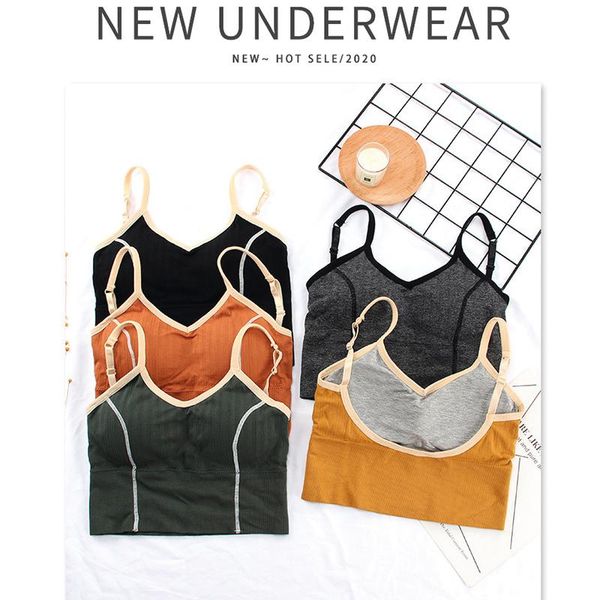 ladies underwear size sports women bra for fitness gym yoga with pad workout indoor wear active high elastic, White;black
ladies underwear size sports women bra for fitness gym yoga with pad workout indoor wear active high elastic, White;black