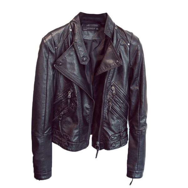ladies pu leather jacket new 2018 spring autumn black jacket women slim moto biker leather jacket female jaquetas feminino
ladies pu leather jacket new 2018 spring autumn black jacket women slim moto biker leather jacket female jaquetas feminino