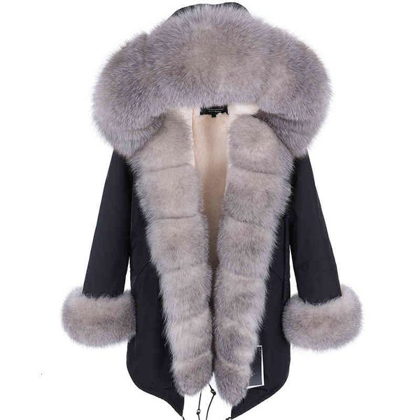 women's wool & blends maomaokong natural real fur collar coat leather jacket winter clothes women bomber parkas padded coats l, Black
women's wool & blends maomaokong natural real fur collar coat leather jacket winter clothes women bomber parkas padded coats l, Black
