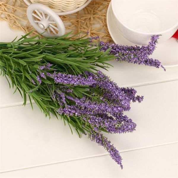 1 bouquet artificial flower lavender with green leaf plastic fake floral lavenders bush party home decoration romantic #bl5
1 bouquet artificial flower lavender with green leaf plastic fake floral lavenders bush party home decoration romantic #bl5
