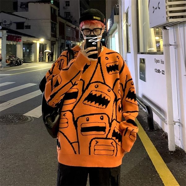 zazomde men pullovers autumn winter male japan korea streetwear youth fashion casual hip hop couple knitting sweater 201211, White;black
zazomde men pullovers autumn winter male japan korea streetwear youth fashion casual hip hop couple knitting sweater 201211, White;black