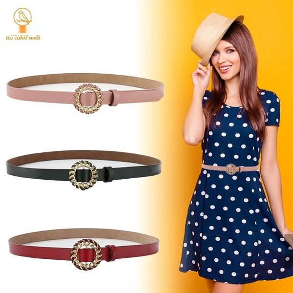 qjzp1 cowhide new belt female fashionable round button versatile 2020 belt dress button with leather waistband of dress 7nm8w, Black;brown
qjzp1 cowhide new belt female fashionable round button versatile 2020 belt dress button with leather waistband of dress 7nm8w, Black;brown