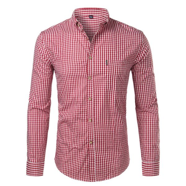 mens plaid cotton casual slim fit long sleeve button down dress shirts fashion men work business brand shirt chemise homme c0117, White;black
mens plaid cotton casual slim fit long sleeve button down dress shirts fashion men work business brand shirt chemise homme c0117, White;black