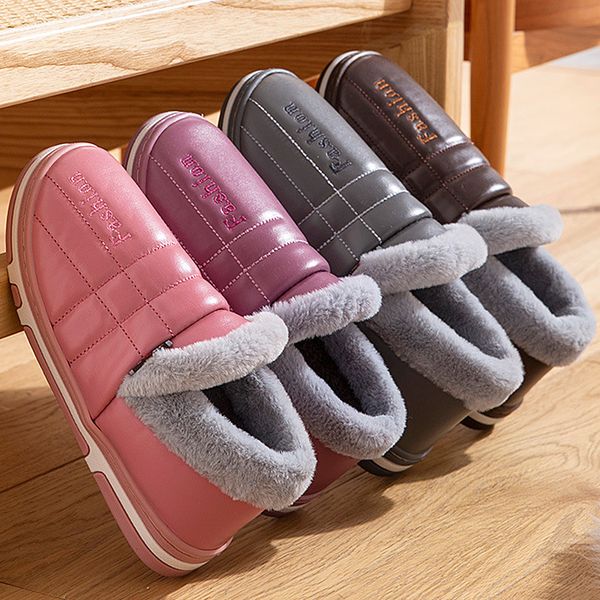 winter leather cotton slippers woman platform indoor house slipper soft non-slip warm house floor slides outdoor cotton shoes, Black
winter leather cotton slippers woman platform indoor house slipper soft non-slip warm house floor slides outdoor cotton shoes, Black
