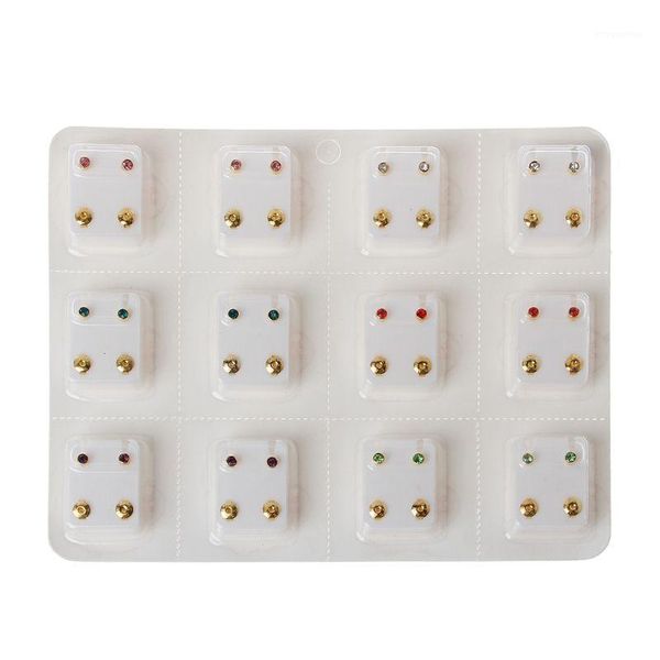 12 pairs mini cz crystals ear studs piercing earrings set hypoallergenic jewelry b2qe1, Golden;silver
12 pairs mini cz crystals ear studs piercing earrings set hypoallergenic jewelry b2qe1, Golden;silver