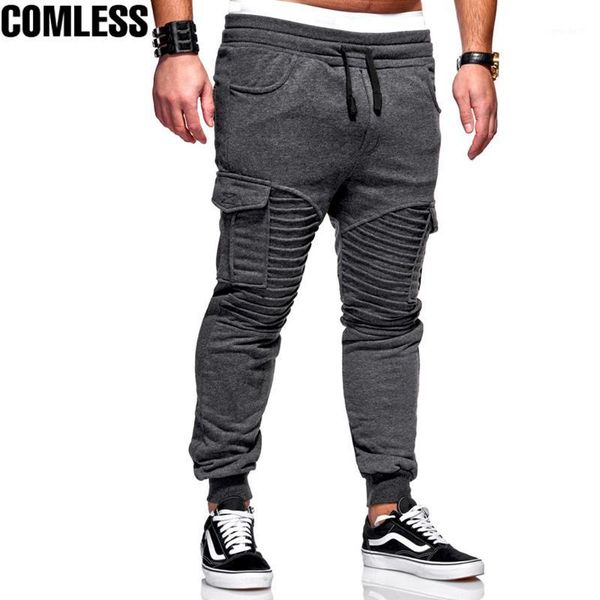 men's pants 2021 fold stitching fitness long sideways big pockets fashion design sweatpants casual man size s-xxxl1, Black
men's pants 2021 fold stitching fitness long sideways big pockets fashion design sweatpants casual man size s-xxxl1, Black