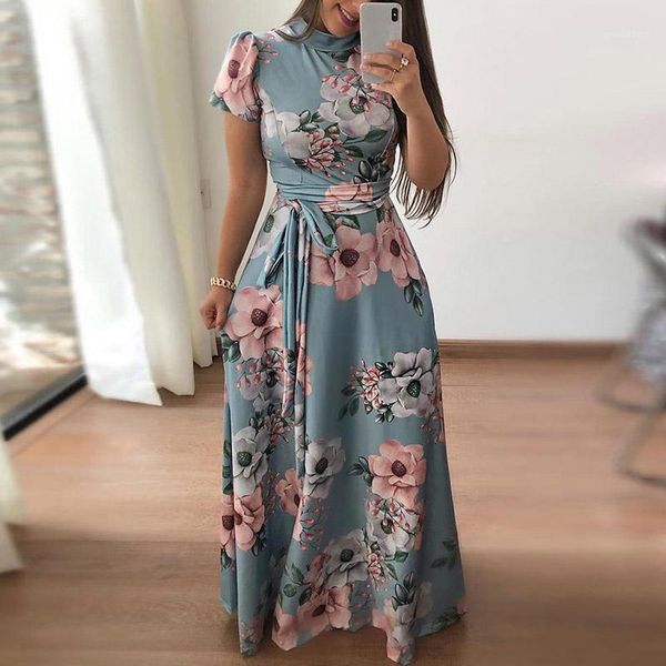plus size women boho maxi floral print long dress cocktail party a line sundress1, Black;gray
plus size women boho maxi floral print long dress cocktail party a line sundress1, Black;gray