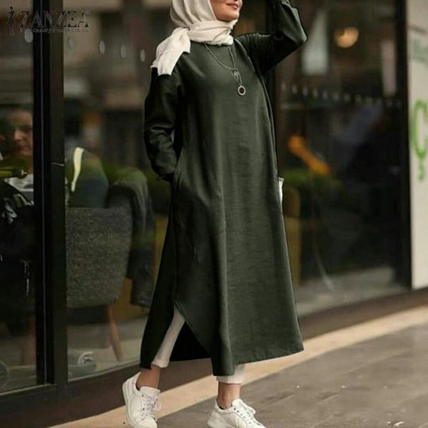 casual dresses zanzea 2021 elegant muslim maxi dress women's islamic sundress long sleeve vestidos female solid robe femme plus size 5x, Black;gray
casual dresses zanzea 2021 elegant muslim maxi dress women's islamic sundress long sleeve vestidos female solid robe femme plus size 5x, Black;gray