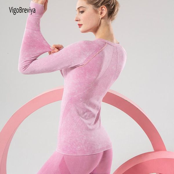 vigobreviya full sleeve yoga women 2021 elastic fitness sport t-shirts running workout quick dry gym shirt clothing, White;red
vigobreviya full sleeve yoga women 2021 elastic fitness sport t-shirts running workout quick dry gym shirt clothing, White;red