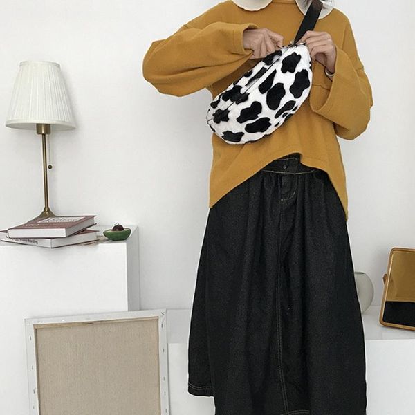 new fashion simple and versatile cow plush wild japanese and korean ins small chest bag simple casual shoulder bag messenger
new fashion simple and versatile cow plush wild japanese and korean ins small chest bag simple casual shoulder bag messenger