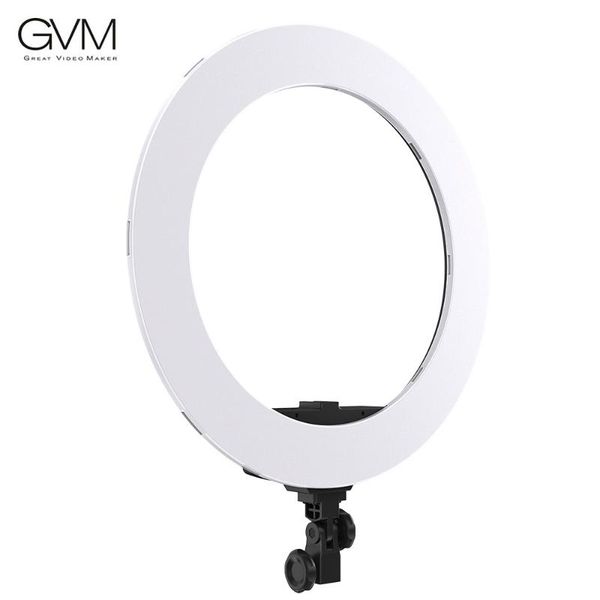 gvm hd-18s 18" led video light studio ring light 55w 3200-5600k bi-color dimmable 252pcs smd leds digital pgraphic lighting
gvm hd-18s 18" led video light studio ring light 55w 3200-5600k bi-color dimmable 252pcs smd leds digital pgraphic lighting