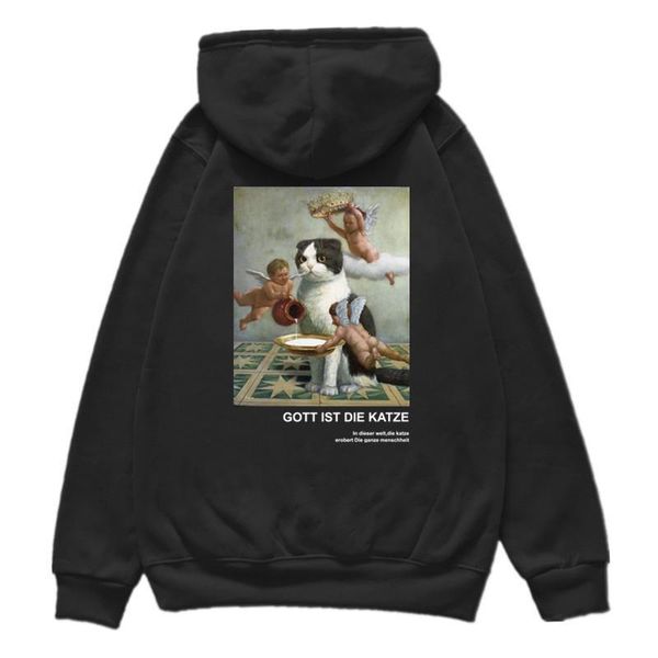 men women hip hop hoodie sweatshirt angel cat print 2021 harajuku streetwear funny hoodies pullover autumn hooded sweatshirts, Black
men women hip hop hoodie sweatshirt angel cat print 2021 harajuku streetwear funny hoodies pullover autumn hooded sweatshirts, Black