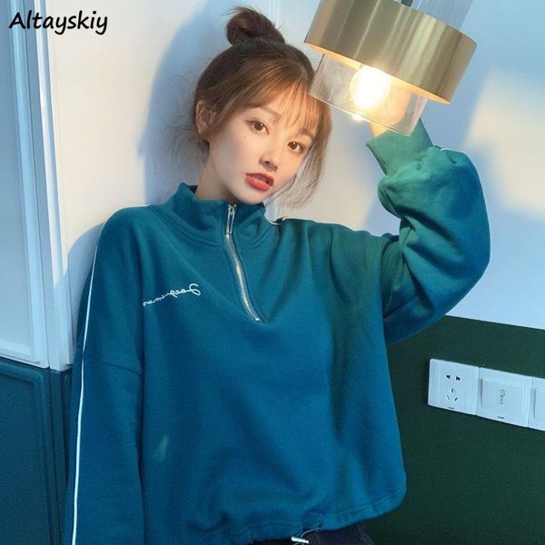 women's hoodies & sweatshirts sweatshirt women letter leisure loose fashion all-match turtleneck korean style blue harajuku lady basic, Black
women's hoodies & sweatshirts sweatshirt women letter leisure loose fashion all-match turtleneck korean style blue harajuku lady basic, Black