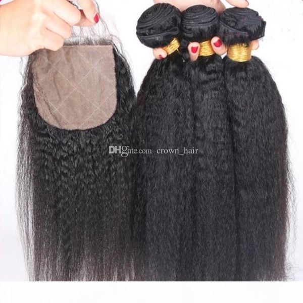 brazilian hair lace closure with hair bundles kinky straight hair coarse yaki 3 bundles with closure silk base for black woman
brazilian hair lace closure with hair bundles kinky straight hair coarse yaki 3 bundles with closure silk base for black woman
