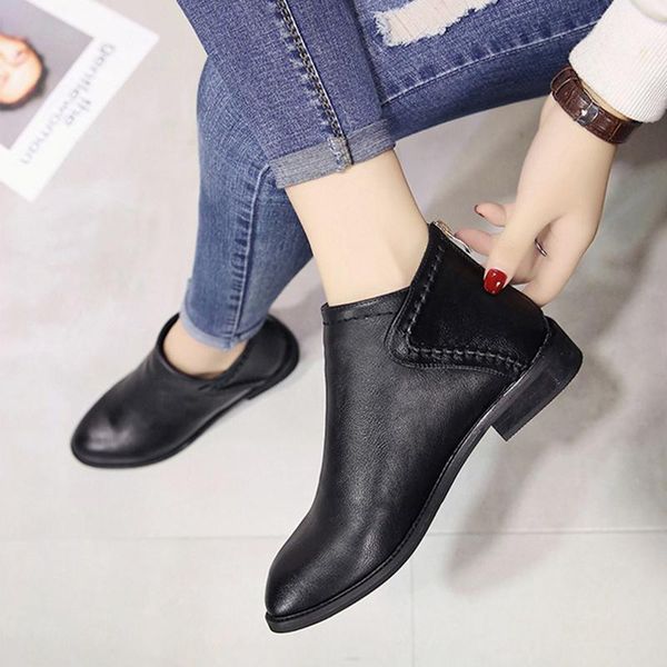 rock shoes woman autumn boots boots-women round toe winter footwear mid calf mid-calf 2020 ladies low rubber leather, Black
rock shoes woman autumn boots boots-women round toe winter footwear mid calf mid-calf 2020 ladies low rubber leather, Black