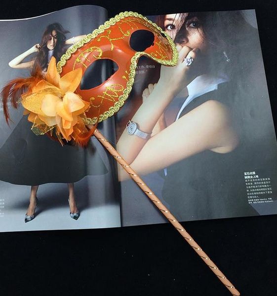 masquerade feather flower women mask venice on mardi gras costume halloween carnival handle stick party masks wedding festive supplies
masquerade feather flower women mask venice on mardi gras costume halloween carnival handle stick party masks wedding festive supplies