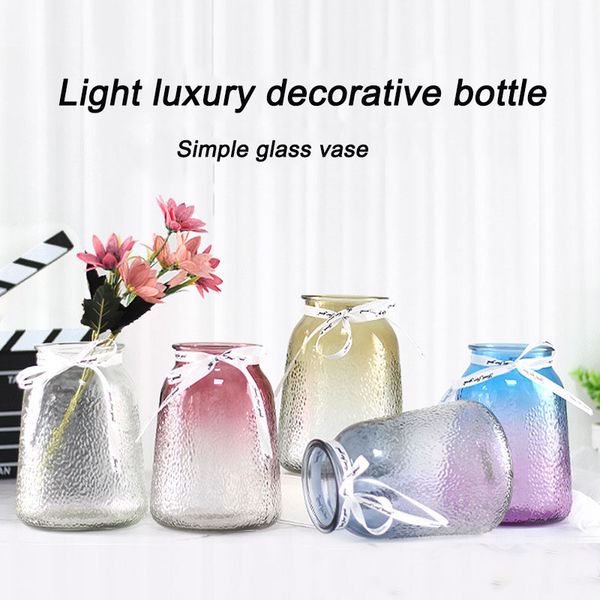 european style gradient glass display vase living room creative simple hydroponic flower gift home decoration ornaments
european style gradient glass display vase living room creative simple hydroponic flower gift home decoration ornaments