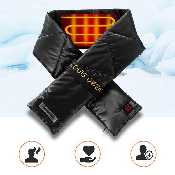 smart heated scarf christmas gift outdoor winter electric charging scarf warm outdoor walking skiing waterproof washable smart scarfs, Blue;black
smart heated scarf christmas gift outdoor winter electric charging scarf warm outdoor walking skiing waterproof washable smart scarfs, Blue;black