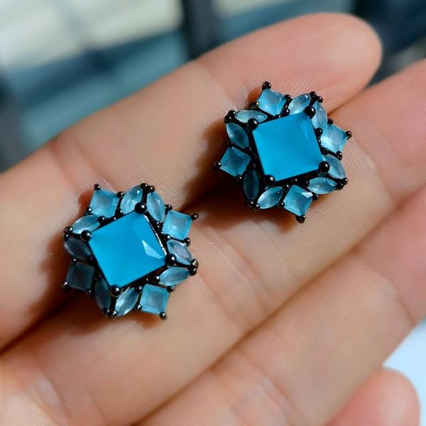 Vintage Flowers Stud Earrings For Women Green/Blue/Pink Bride Party Earrings Colorful Cubic zirconia Stone women accessories cz, Golden;silver
Vintage Flowers Stud Earrings For Women Green/Blue/Pink Bride Party Earrings Colorful Cubic zirconia Stone women accessories cz, Golden;silver