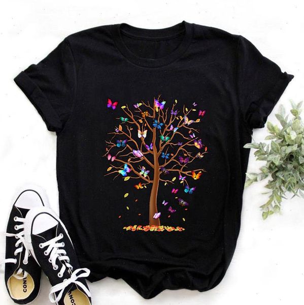 wvioce fashion women clothes tee butterfly tree print harajuku t shirt casual round neck short slee 24722, White
wvioce fashion women clothes tee butterfly tree print harajuku t shirt casual round neck short slee 24722, White