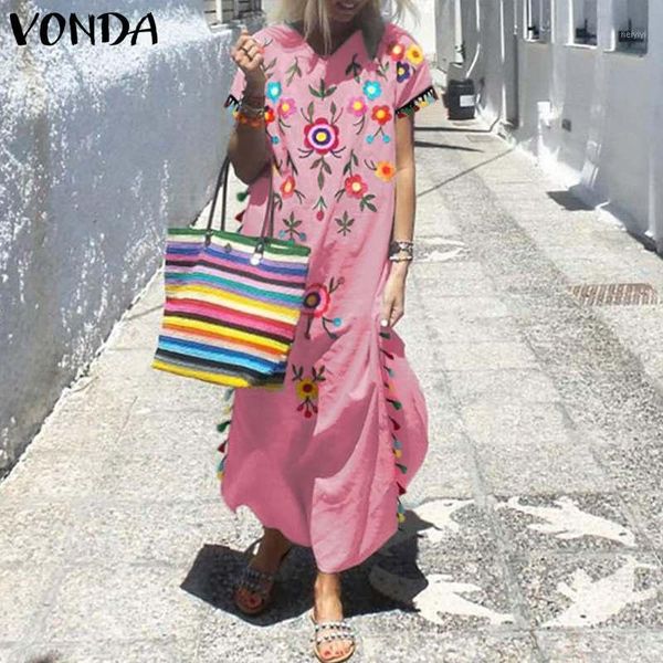 casual dresses women dress 2021 vonda v neck short sleeve tassel party summer vintage floral print vestidos plus size femme s-5xl1, Black;gray
casual dresses women dress 2021 vonda v neck short sleeve tassel party summer vintage floral print vestidos plus size femme s-5xl1, Black;gray