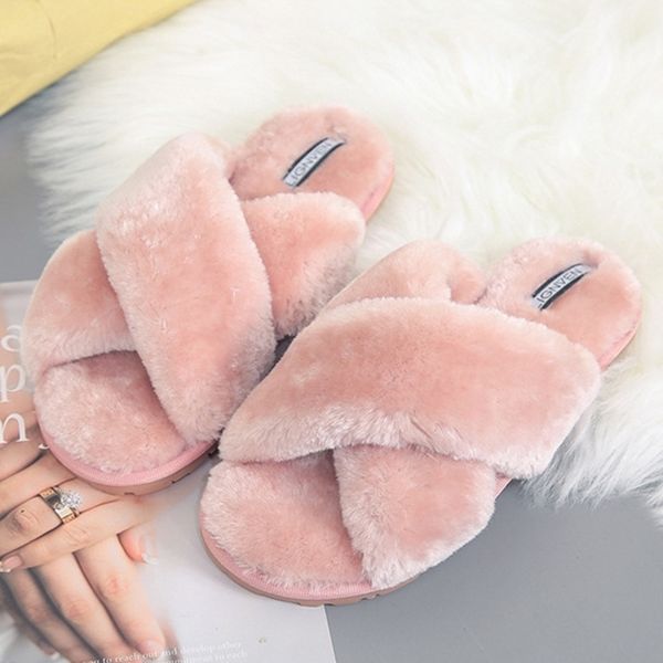 pink slippers women winter warm plush fluffy fur house slides shoes women new soft non slip flat indoor bedroom slippers vt1433 y201026, Black
pink slippers women winter warm plush fluffy fur house slides shoes women new soft non slip flat indoor bedroom slippers vt1433 y201026, Black