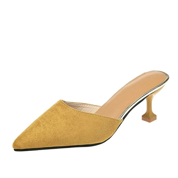 women summer high heels slipper ladies suede outdoor fashion poin ted sandals woman casual slippers female shoes 2020 new #v71k, Black
women summer high heels slipper ladies suede outdoor fashion poin ted sandals woman casual slippers female shoes 2020 new #v71k, Black