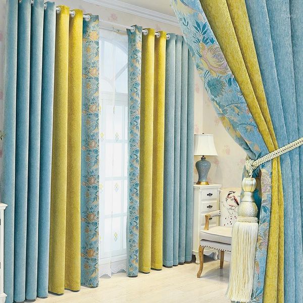 sunscreen chenille seamless stitching curtains fresh windshield curtains for bedroom and living room personalized thick1
sunscreen chenille seamless stitching curtains fresh windshield curtains for bedroom and living room personalized thick1
