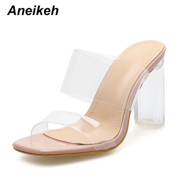aneikeh новый pvc open toe плексигласа женщины высокий каблук кристалл женская обувь transparent тапочки размер 35-42 y200423, Black
aneikeh новый pvc open toe плексигласа женщины высокий каблук кристалл женская обувь transparent тапочки размер 35-42 y200423, Black