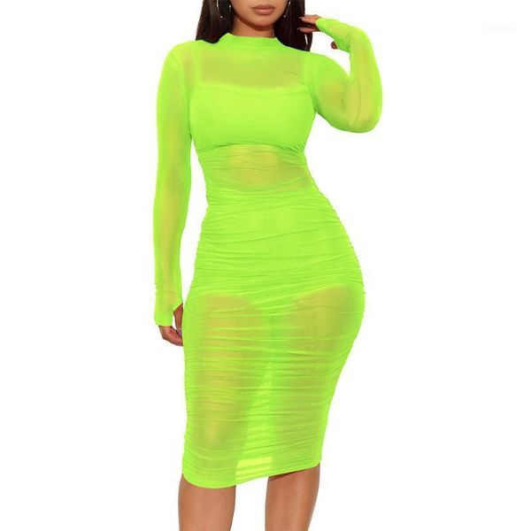 sheer mesh see-through night club dresses for women long sleeve knee-length christmas bodycon party dress with underwear1, Black;gray
sheer mesh see-through night club dresses for women long sleeve knee-length christmas bodycon party dress with underwear1, Black;gray
