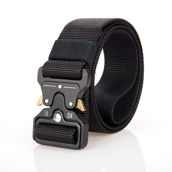 waist support tactical belt nylon army outdoor metal buckle heavy duty training hunting 125cm wide 4.3cm1, Black;gray
waist support tactical belt nylon army outdoor metal buckle heavy duty training hunting 125cm wide 4.3cm1, Black;gray
